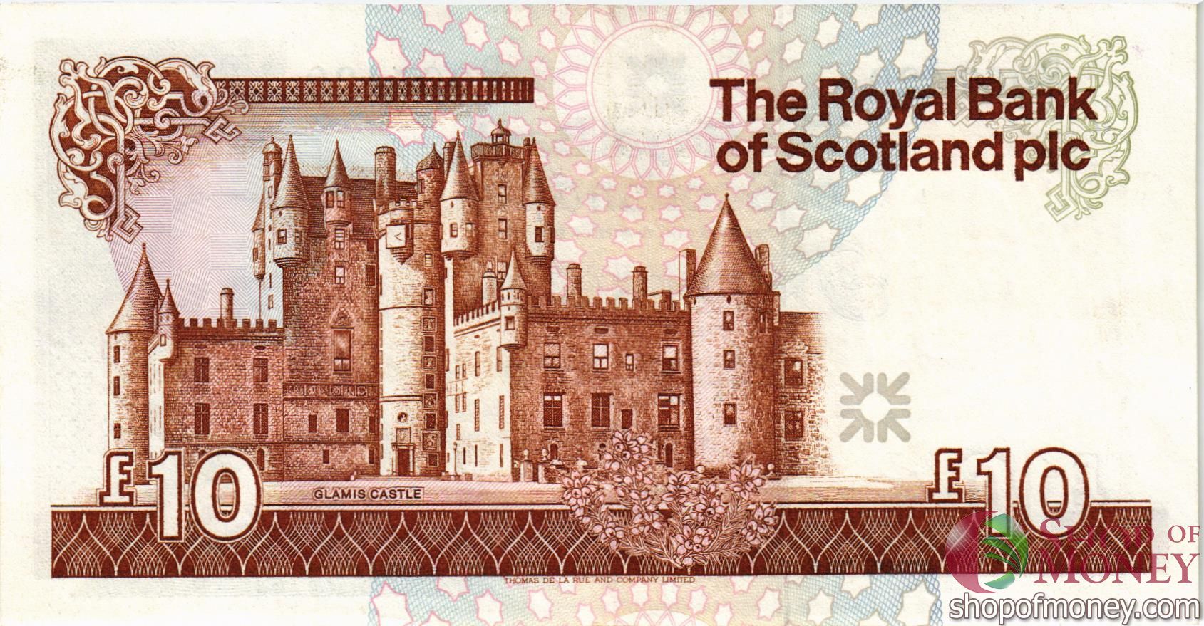 ШОТЛАНДИЯ 10 ФУНТОВ (ROYAL BANK OF SCOTLAND) мини 2