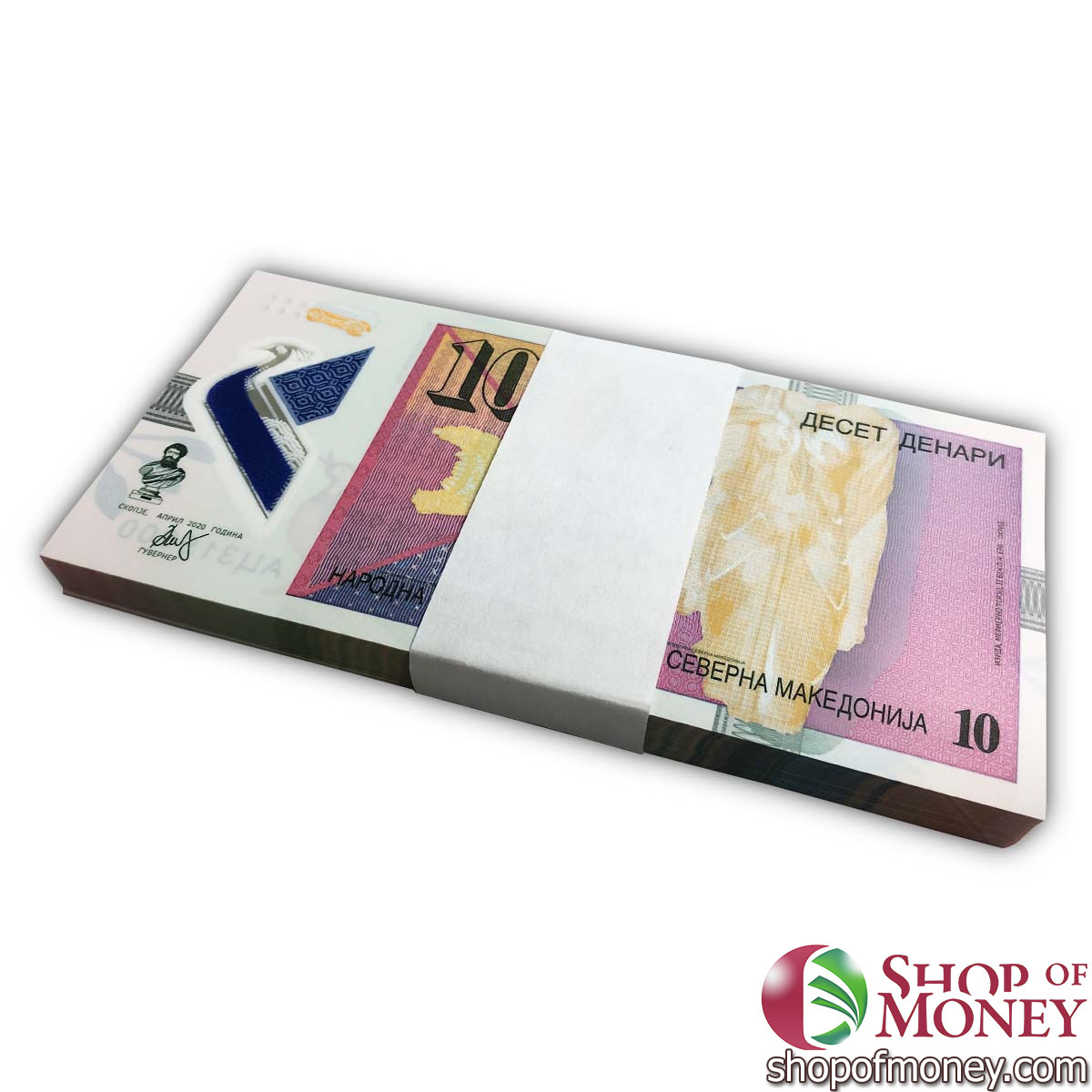 СЕВЕРНАЯ МАКЕДОНИЯ 10 ДЕНАР (100 БАНКНОТ) мини 1