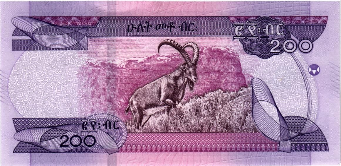 ЭФИОПИЯ 200 БЫР мини 2