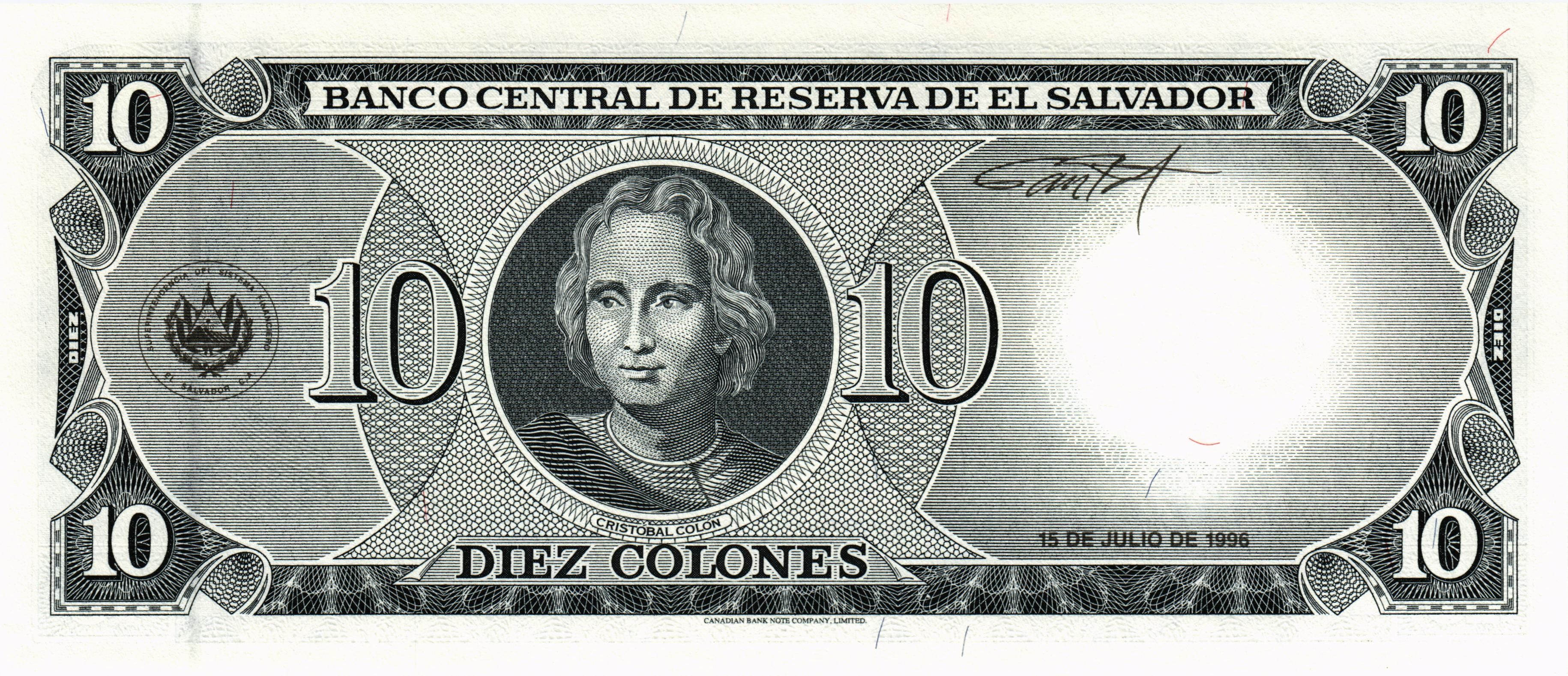САЛЬВАДОР 10 КОЛОН мини 2