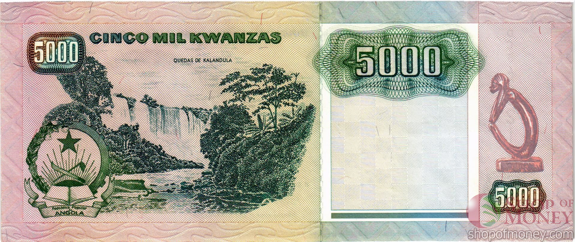 АНГОЛА 5000 КВАНЗА мини 2