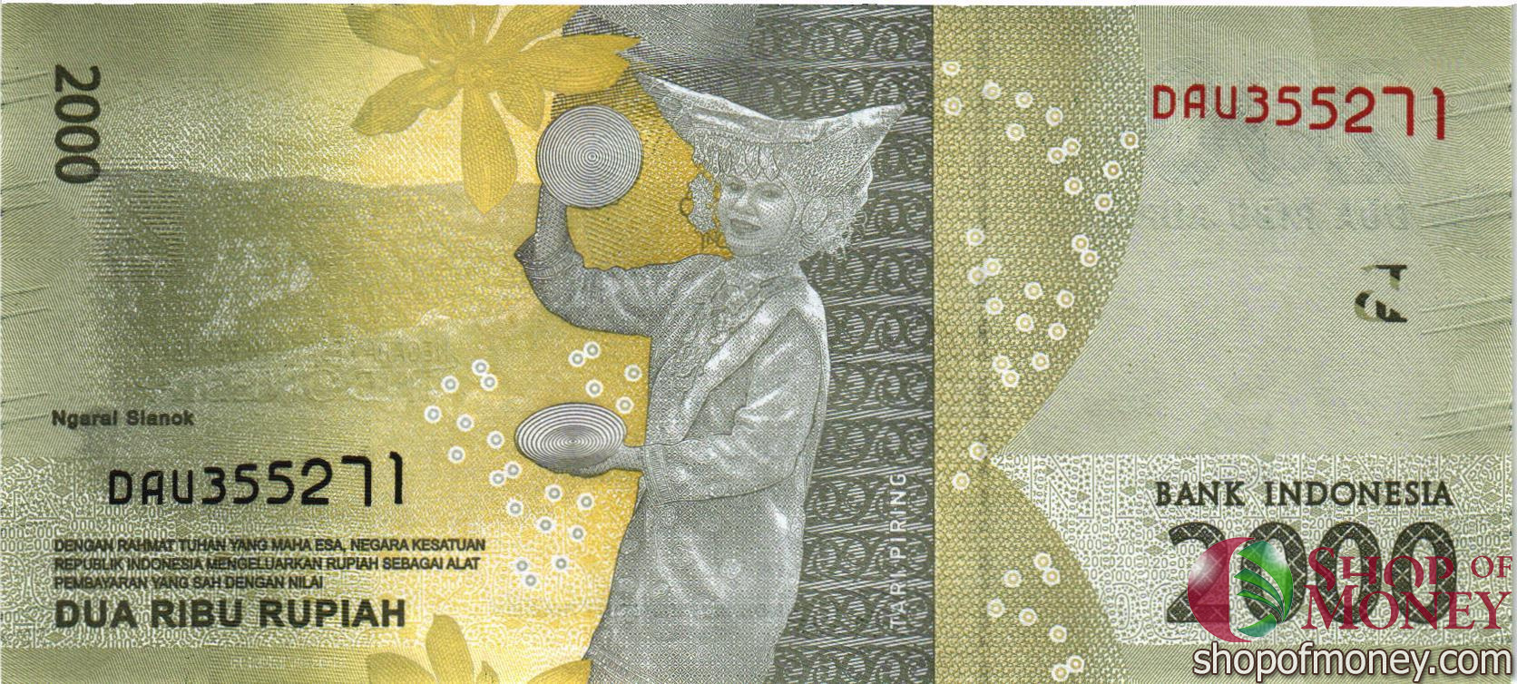 ИНДОНЕЗИЯ 2000 РУПИЙ мини 2