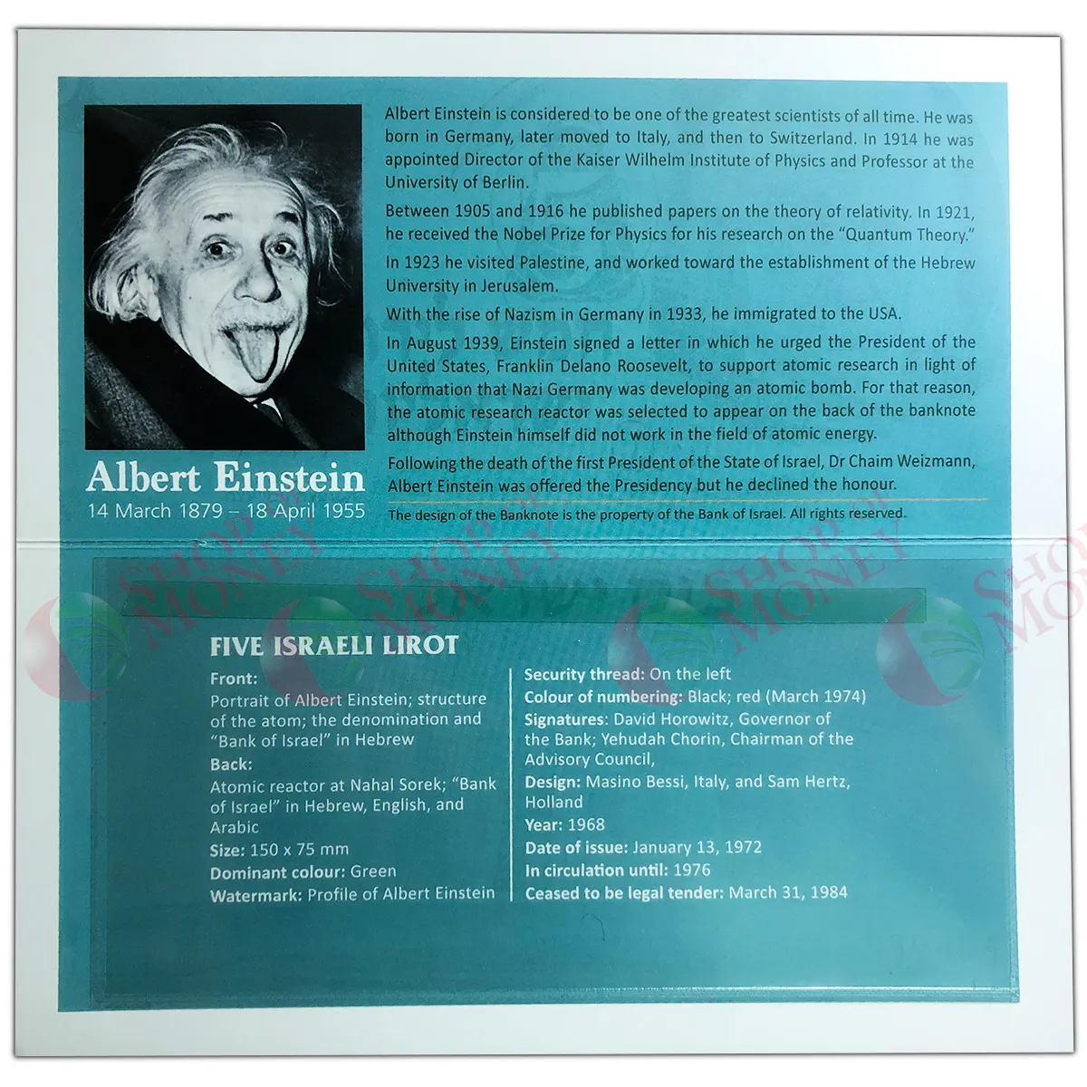 ИЗРАИЛЬ 5 ЛИРОТ (В БУКЛЕТЕ) мини 2