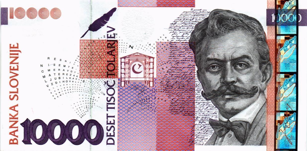СЛОВЕНИЯ 10000 ТОЛАРОВ мини 1