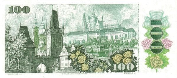 ЧЕХОСЛОВАКИЯ 100 КРОН мини 2