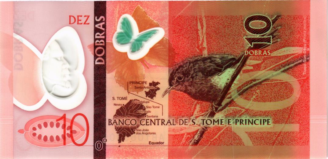 САН-ТОМЕ И ПРИНСИПИ 10 ДОБР (ПОЛИМЕР) мини 2