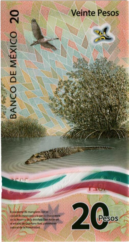 МЕКСИКА 20 ПЕСО (10.10.2022) мини 2