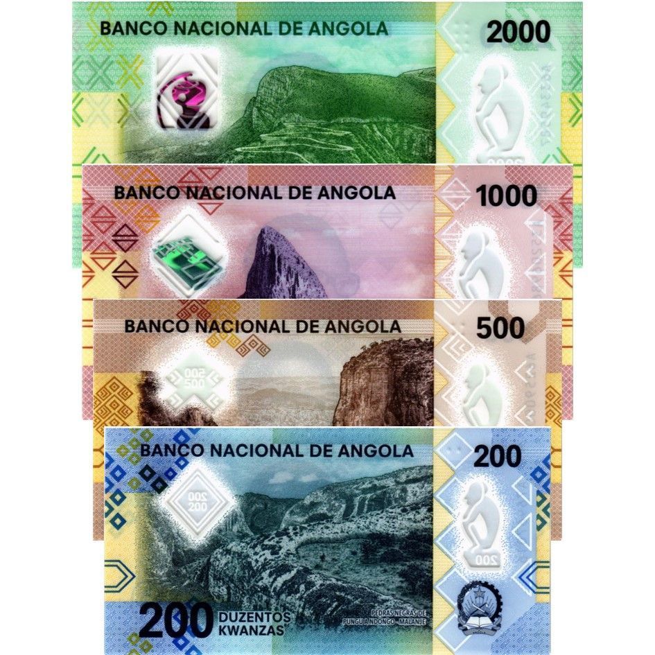 АНГОЛА 2000-1000-500-200 КВАНЗА мини 2