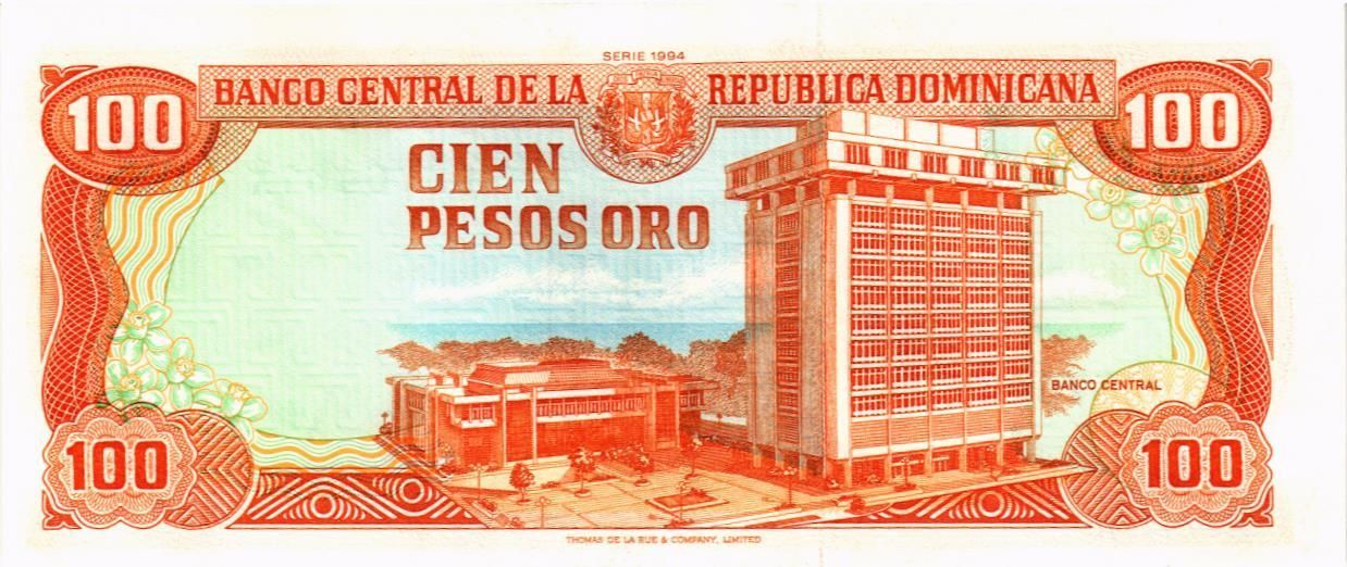 ДОМИНИКАНСКАЯ РЕСПУБЛИКА 100 ПЕСО мини 2
