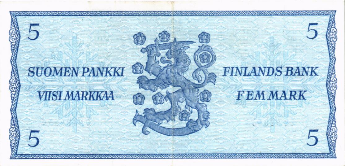 ФИНЛЯНДИЯ 5 МАРОК (Litt. B) мини 2
