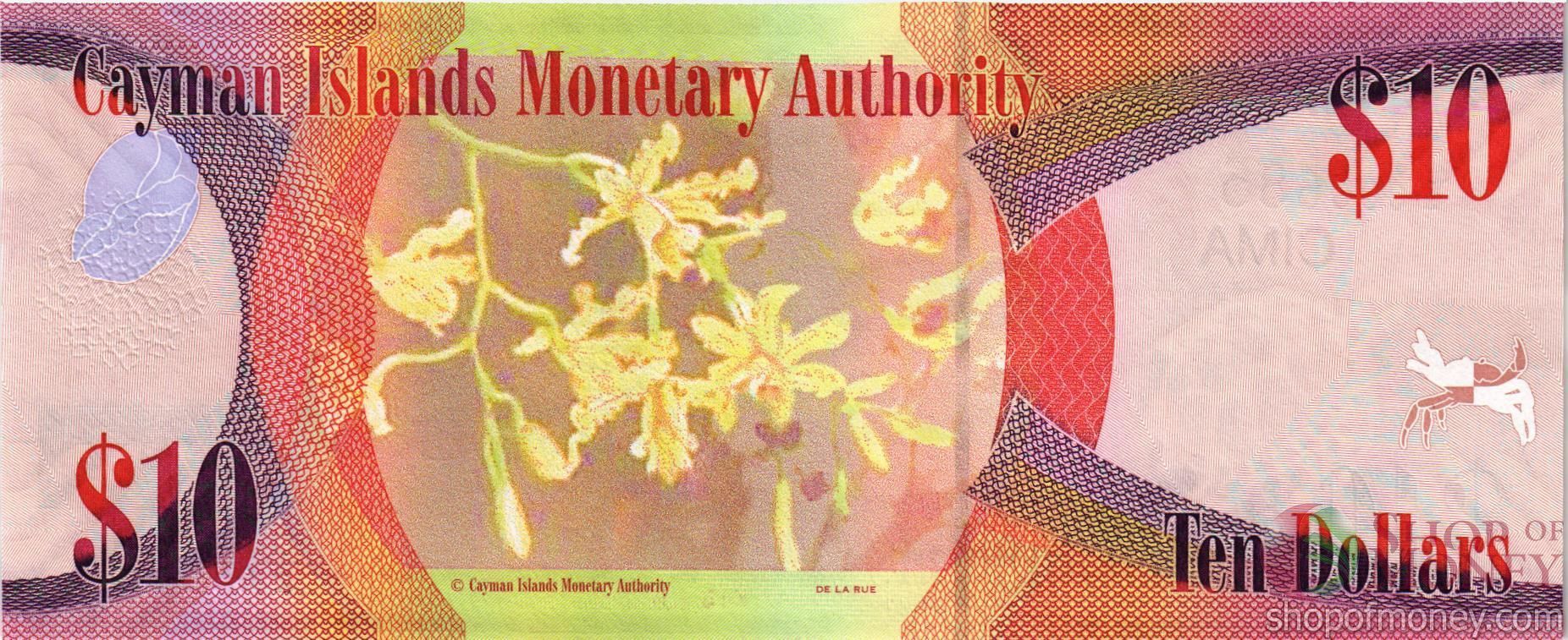 КАЙМАНОВЫ ОСТРОВА 10 ДОЛЛАРОВ мини 2