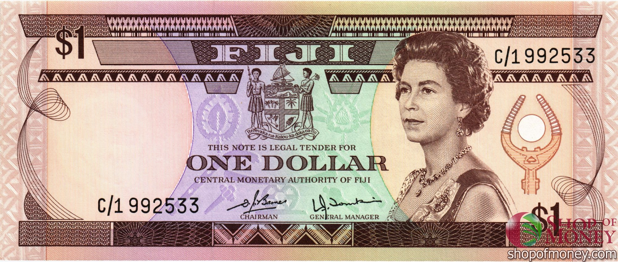 ФИДЖИ 1 ДОЛЛАР мини 1
