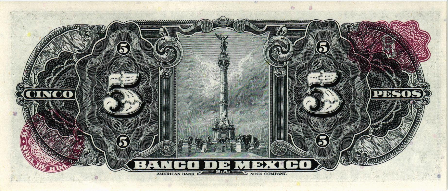 МЕКСИКА 5 ПЕСО мини 2