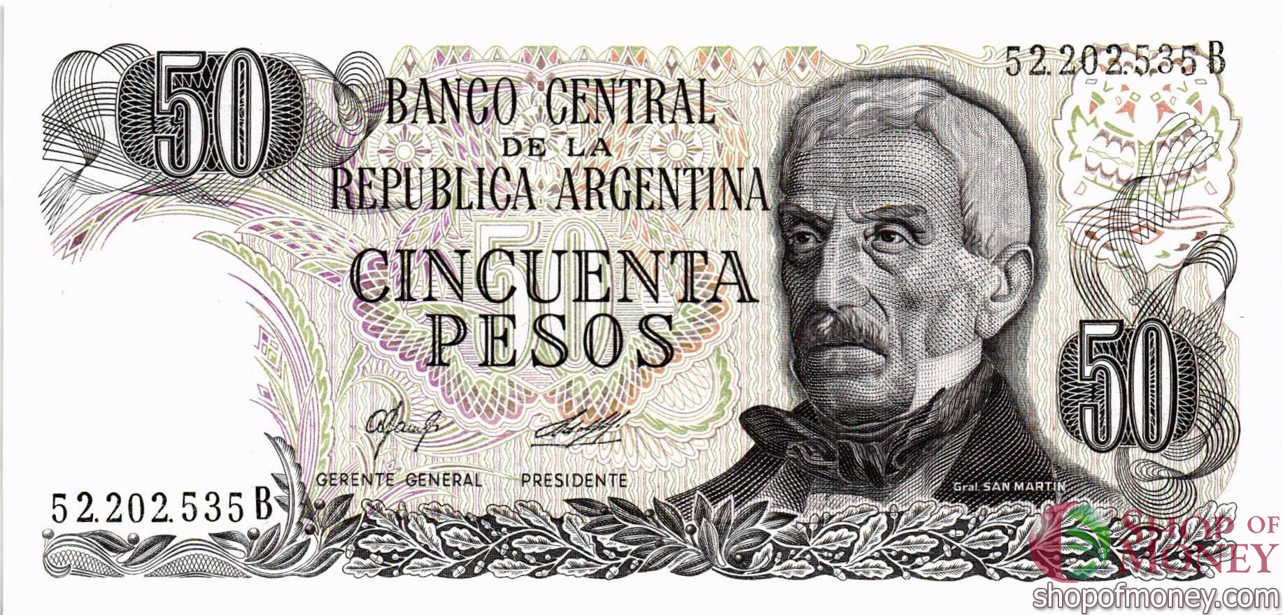 АРГЕНТИНА 50 ПЕСО
