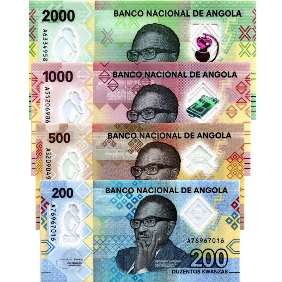 АНГОЛА 2000-1000-500-200 КВАНЗА мини 1
