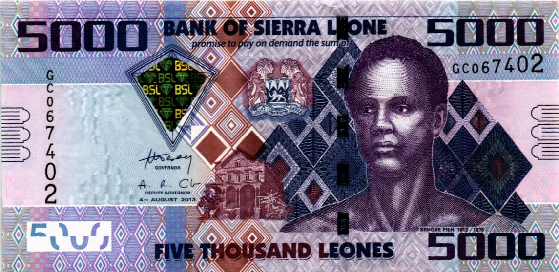 СЬЕРРА-ЛЕОНЕ 5000 ЛЕОНЕ