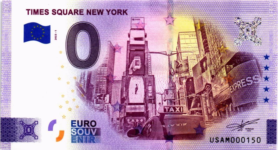 TIMES SQUARE NEW YORK 0 ЕВРО мини 1