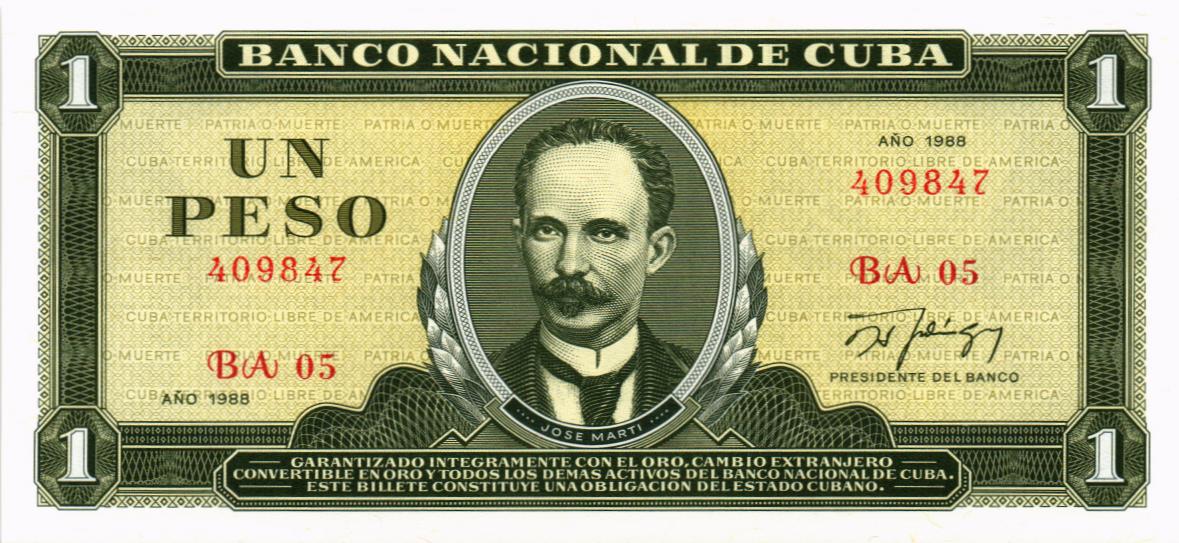КУБА 1 ПЕСО
