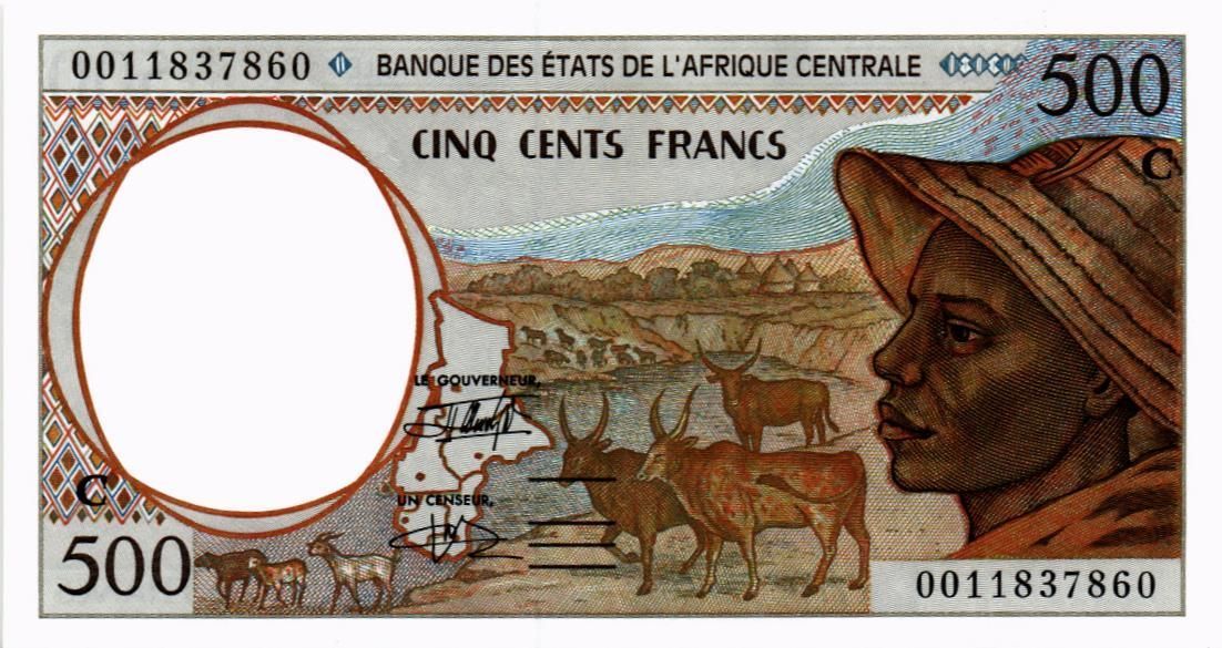 CAS - КОНГО 500 ФРАНКОВ (C) мини 1