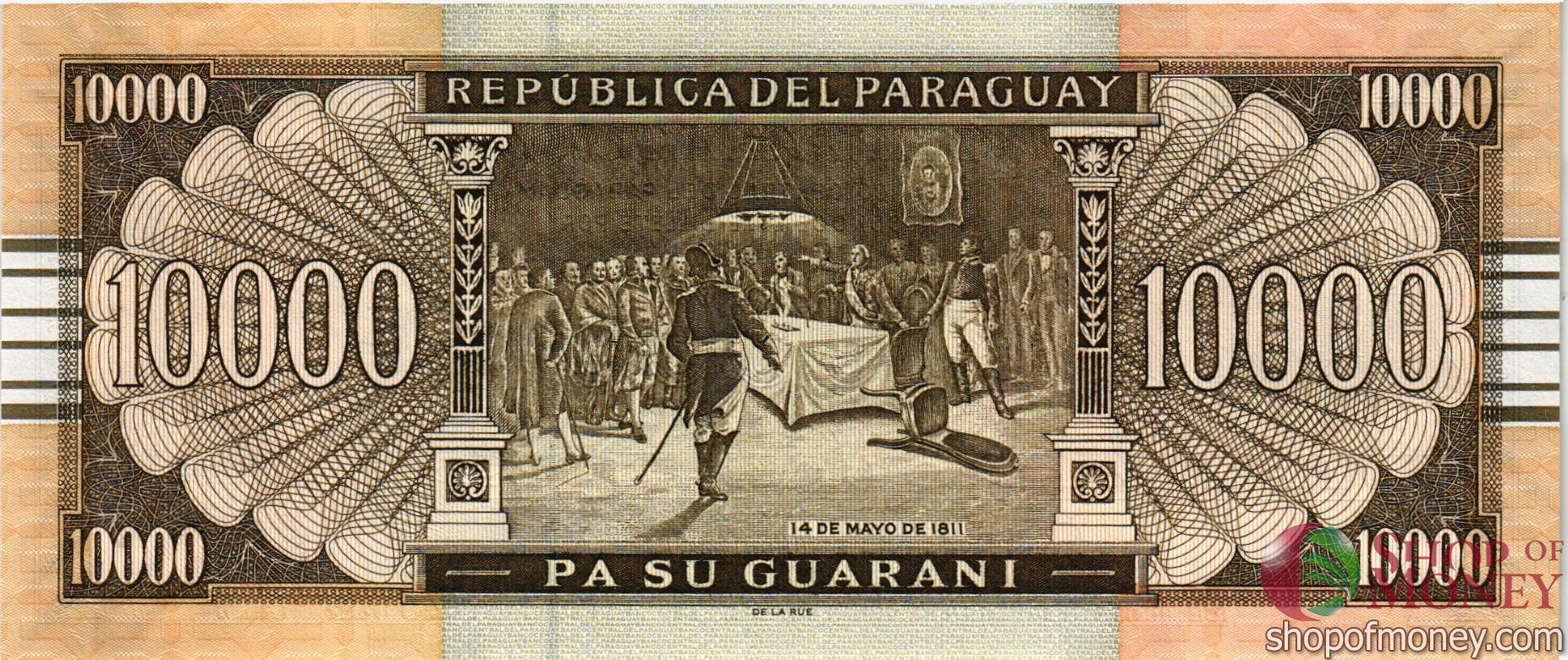 ПАРАГВАЙ 10000 ГУАРАНИ мини 2