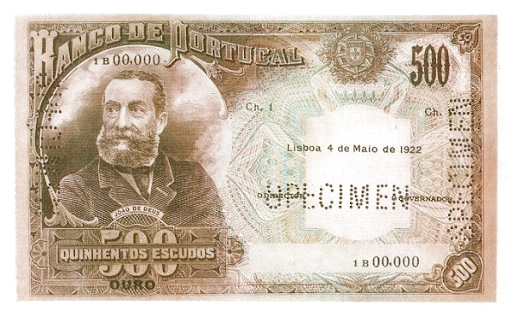 государственные деятели на бонах Португалии