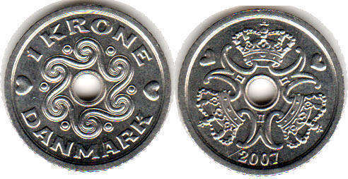 разменные деньги в Копенгагене