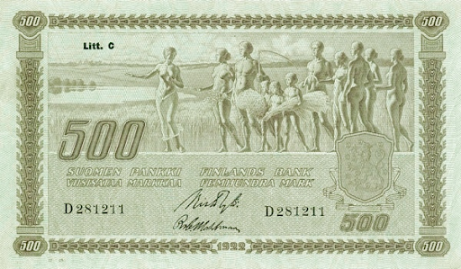 денежный знак финнов