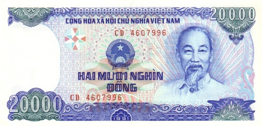 двадцатитысячный донг купить