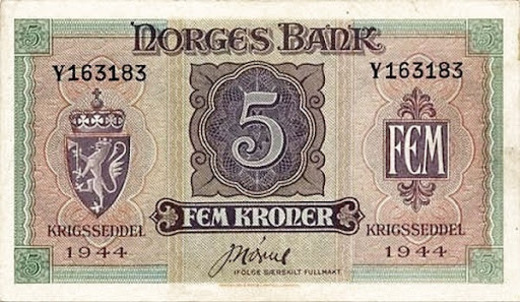 5 nok чья валюта