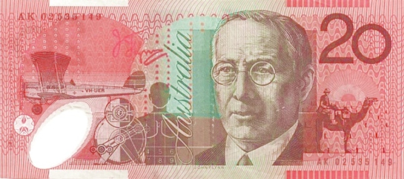 20 австралийских баксов 