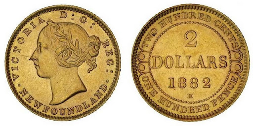 канадские старинные разменные деньги 