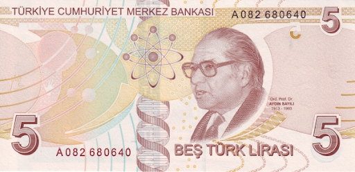 купюры в Анталье в обращении