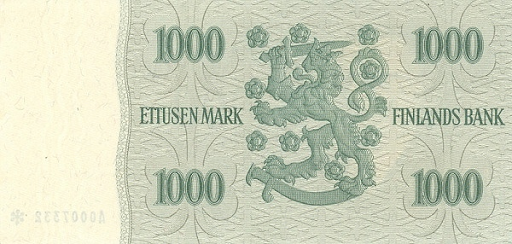 финляндские дензнаки в 20 в