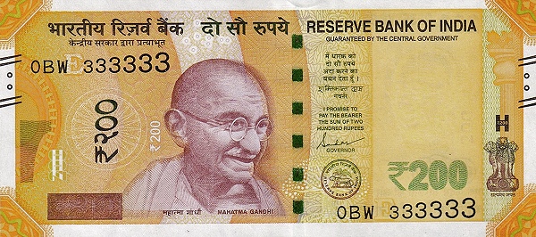 индийские купюры