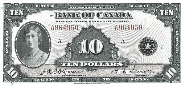 10 баксов начала 20 в.