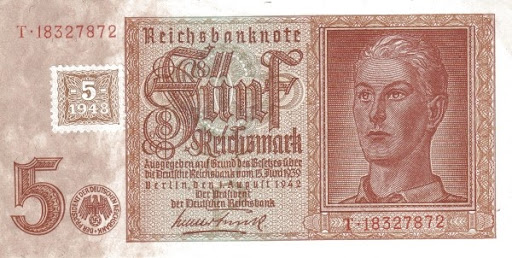 купюра DM 1948 года