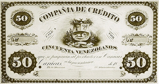 история денежных знаков Венесуэлы