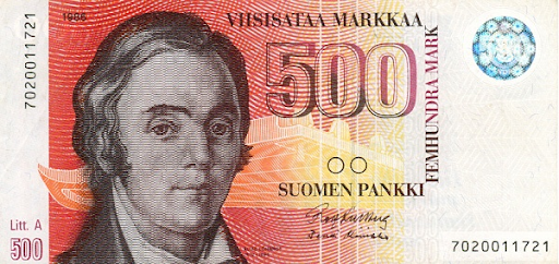 аверс 500 марки суоми