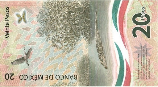 купюры Мексики в знак памяти 