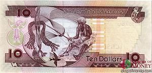 СОЛОМОНОВЫ ОСТРОВА 10 ДОЛЛАРОВ -C/5- СЕРИЯ 2