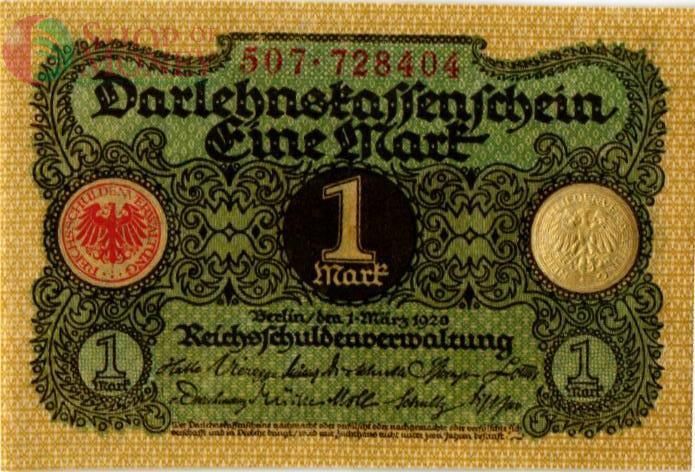 ГЕРМАНИЯ 1 МАРКА 1