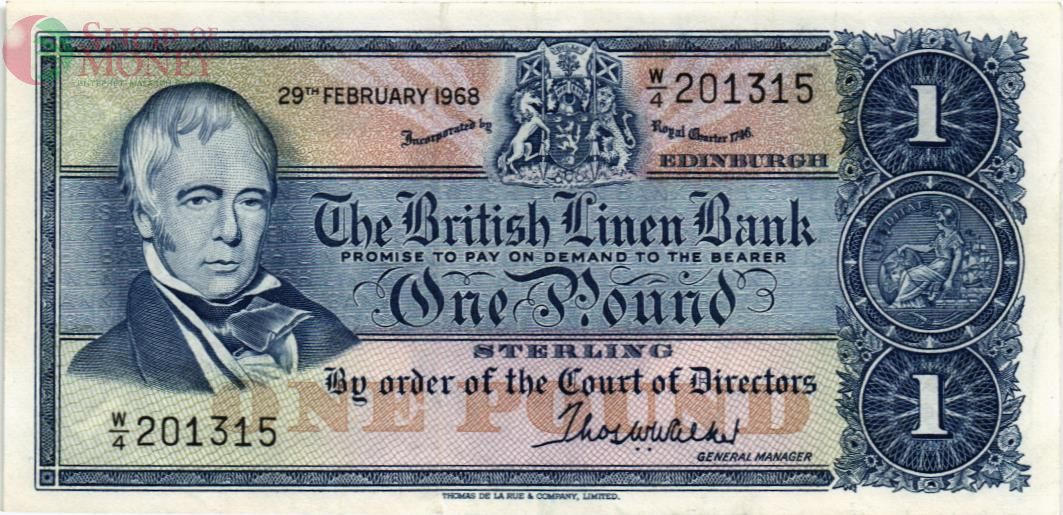 ШОТЛАНДИЯ 1 ФУНТ 1