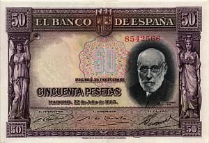 ИСПАНИЯ 50 ПЕСЕТ 1