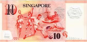 СИНГАПУР 10 ДОЛЛАРОВ 2