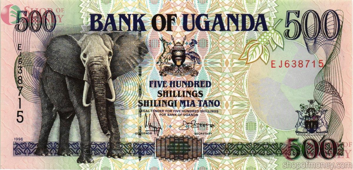 УГАНДА 500 ШИЛЛИНГОВ 1