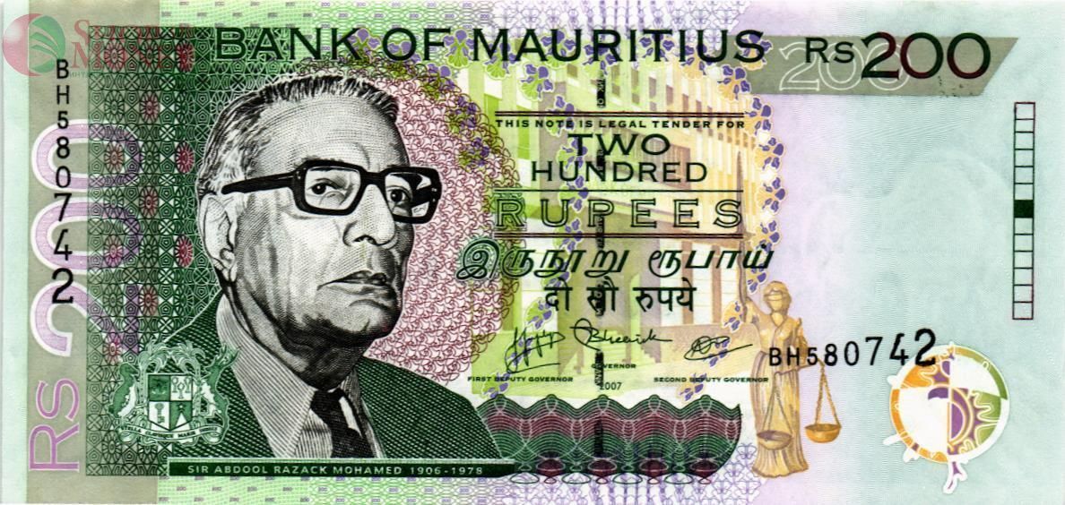 МАВРИКИЙ 200 РУПИЙ 1