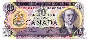 КАНАДА 10 ДОЛЛАРОВ 1