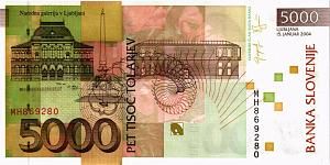 СЛОВЕНИЯ 5000 ТОЛАР 2