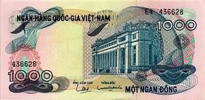 ЮЖНЫЙ ВЬЕТНАМ 1000 ДОНГ 1