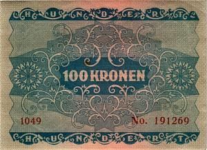 АВСТРИЯ 100 КРОН 2